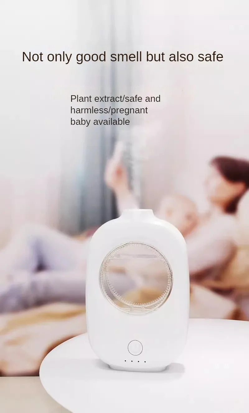 6 Modes Aroma Diffuser Wall Mounted Air Freshener Dispenser Fragrance Essential Oil Air Humidifier Aromatherapy USB Rechargeable