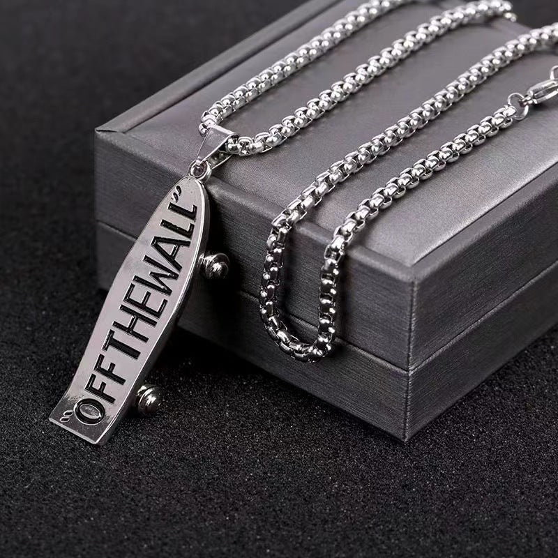 Trendy Fashion Children's Necklace for Girls, Personalized Couple Pendant for Boys, Hip-Hop Versatile Street Dance Show Accessories Wholesale