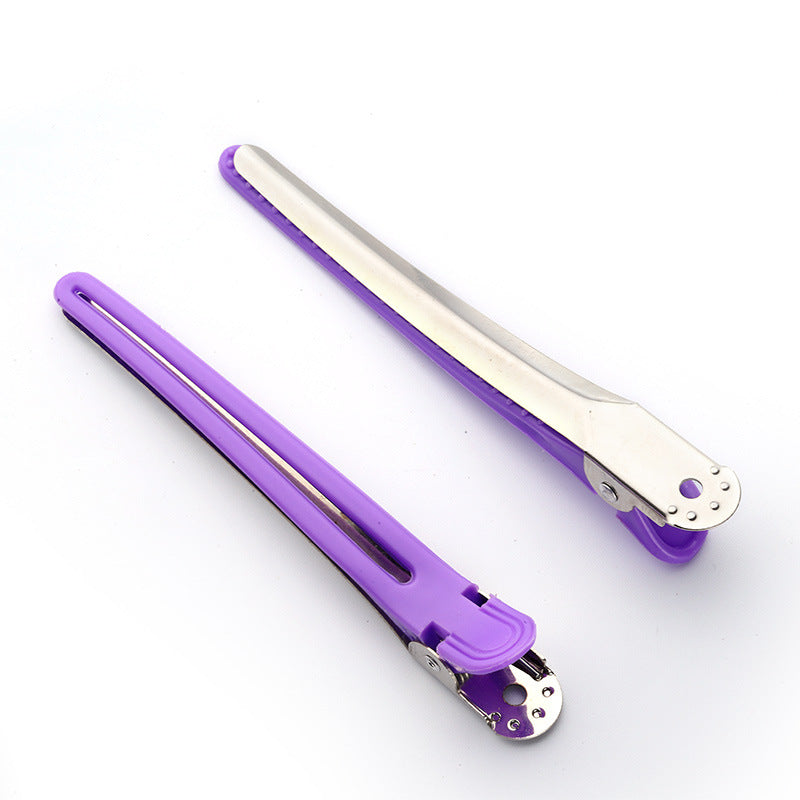 Hair Salon Haircut Hairdressing Clips Perm Dyeing Plastic Makeup No Trace Clips Bangs Positioning Sectioning Clips Duckbill Clips Large