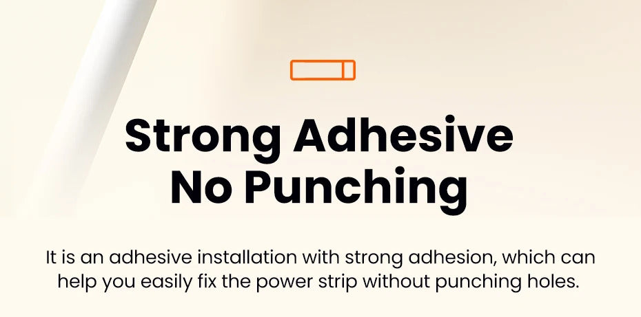 Toocki 1/3 Pcs Power Strip Holder Wall-hanging Plug Punch-Free Fixer Socket Mount Self-Adhesive Cable Wire Organizer For Office