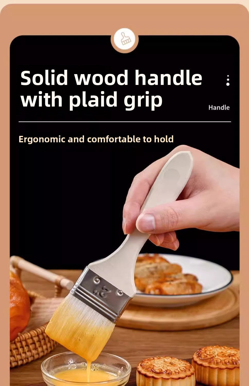 Barbecue Brush Brushing Oil Oil Brush Barbecue Oil Kitchen Pancake Brushing Oil Sauce Household Soft Fur No Lint, No Burning, No Rotten Baking