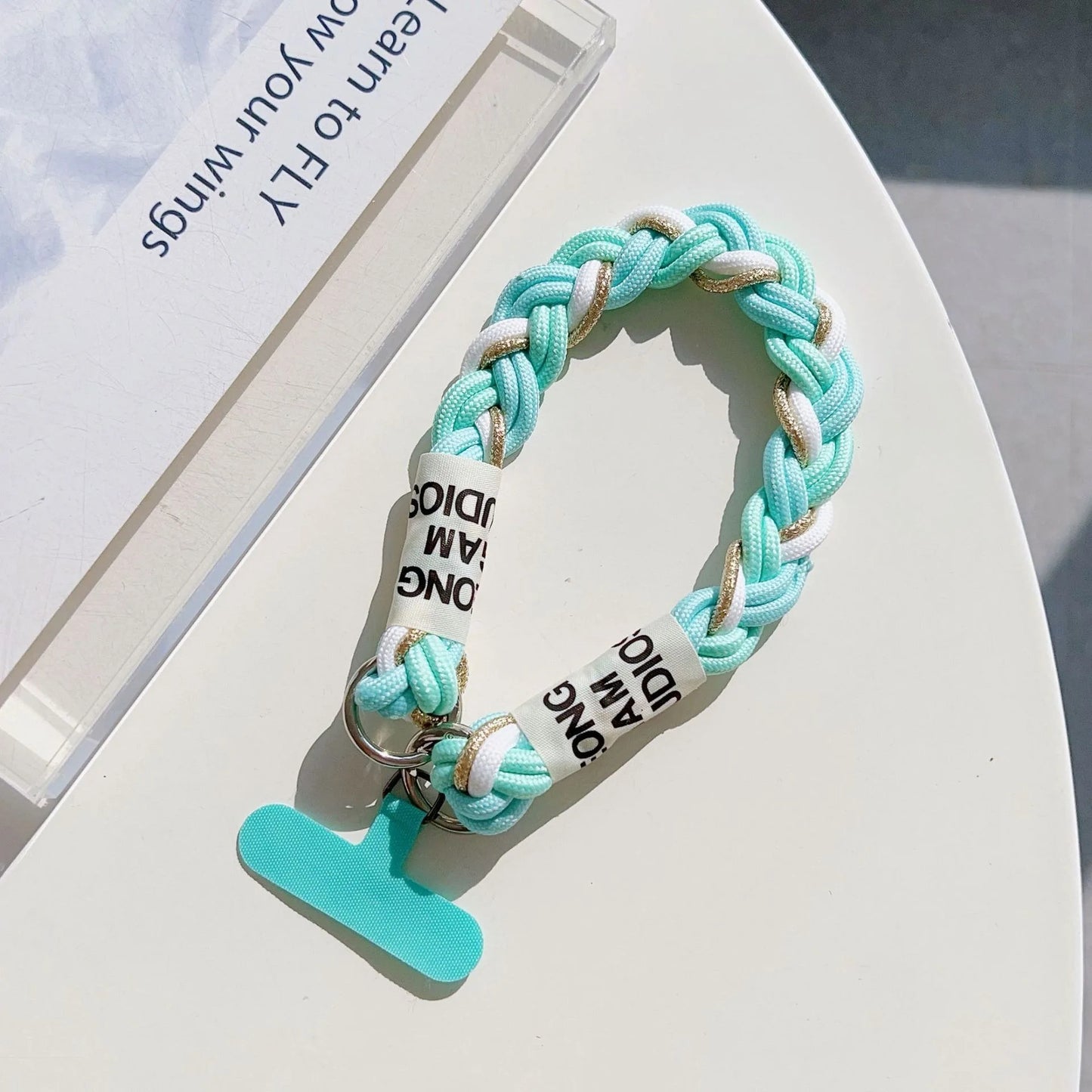 Suitable For Mobile Phone Lanyard Short Wrist Portable Bold Men And Women Outdoor Mountaineering Chain Key Chain Bag Chain