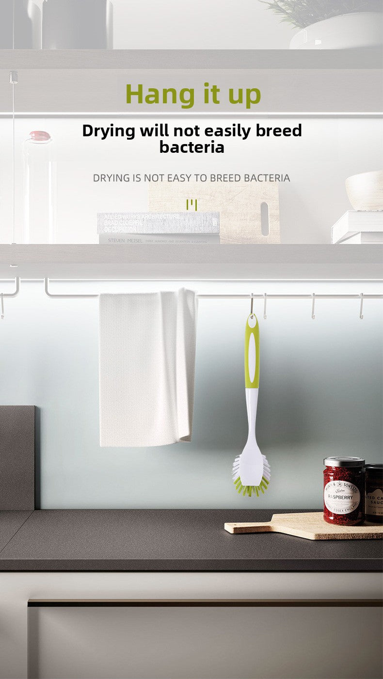 Washer Brush Plastic Multifunctional Kitchen Gap Cleaning Long Handle Brush Dishwashing Brush Pan Brush