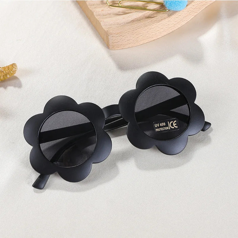 New Sun Flower Kids Sunglasses UV400 for Boy Girls Toddler Lovely Baby Sun Glasses Round Cute Children Outdoor Eyewear