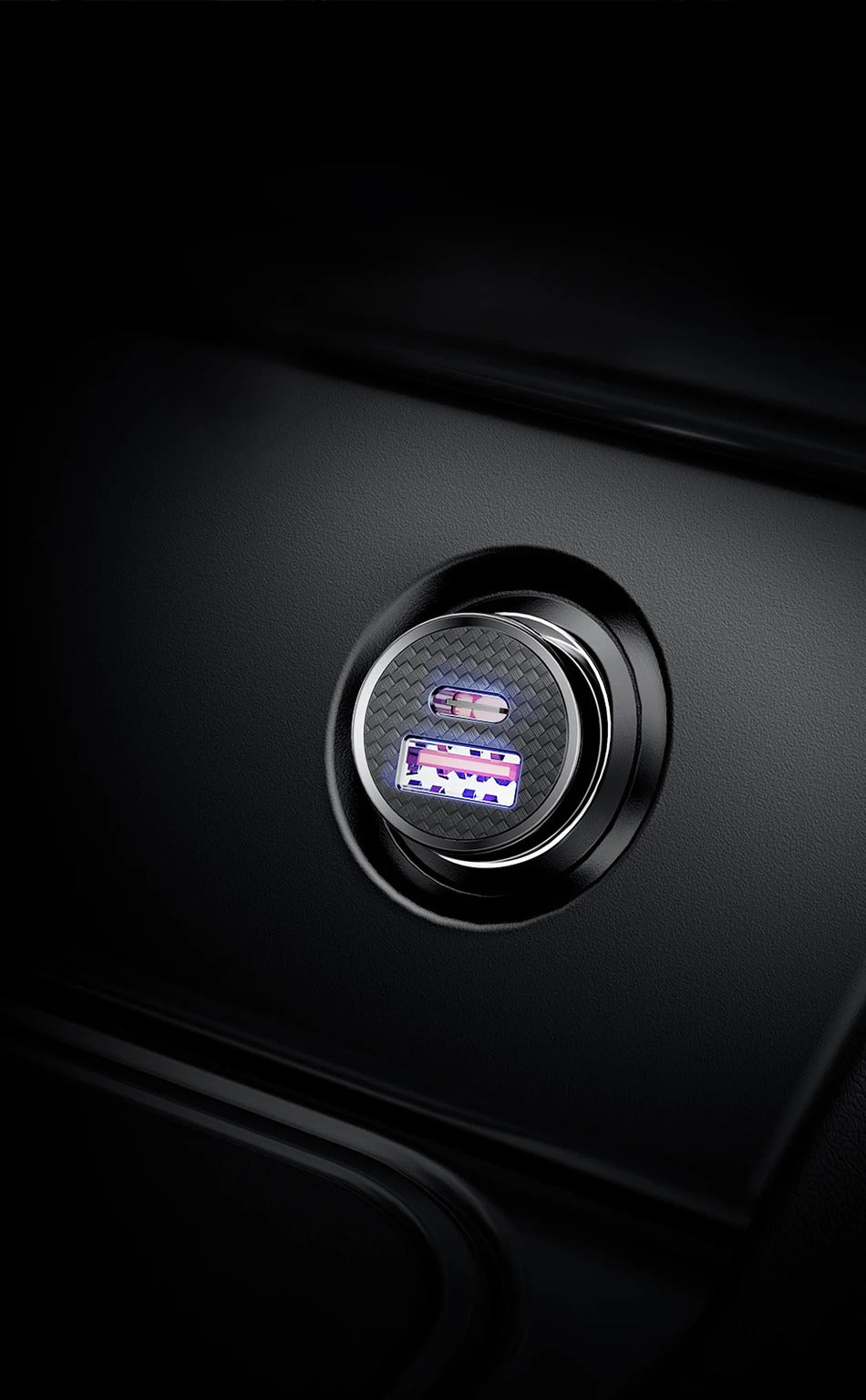 Baseus 5pcs USB Car Charger Quick Charge QC4.0 QC3.0 PD3.0 SCP PPS 5A Type C 30W Fast USB Charger For iPhone Xiaomi Mobile Phone