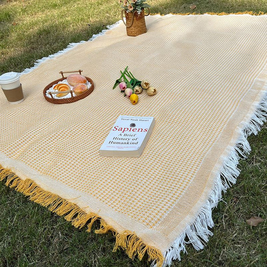 Picnic Cloth French Style Atmosphere Tablecloth Photo Background Cloth Decorative Cloth Camping Tablecloth Picnic Mat Outdoor Portable