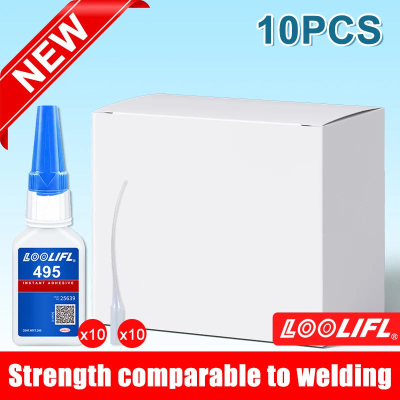 Super Glue All-Purpose Liquid 20g - Fast Drying Clear CA Adhesive for Metal,Plastic, Wood, Ceramic, Glass & DIY Repairs Easy Use