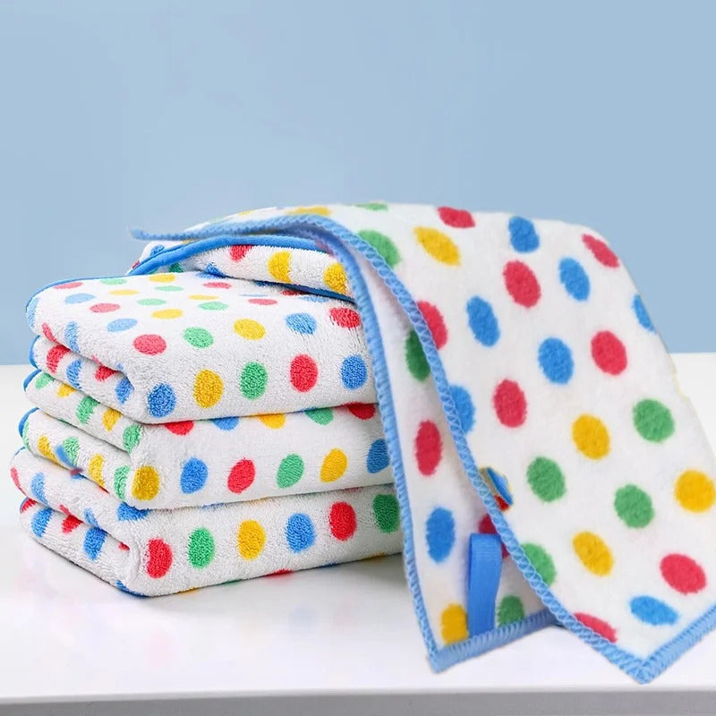 10PCS Microfiber Cleaning Cloth Thickened Dish Towel High Absorbent Scouring Kitchen Washing Dish Rags Household Wipe Towels