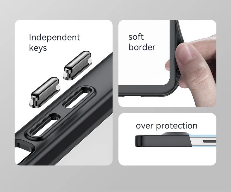 For Nothing Phone 3A Case Air Cushion Shockproof Clear Airbag Silicone TPU Back Cover Soft Case for Nothing Phone 3A phone cover