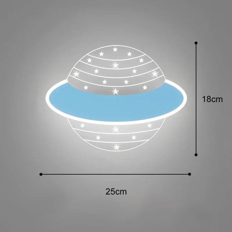 SANDYHA Cute Cartoon Kids Wall Lamp Warm LED Night Light for Childrens Room Bedroom Nursery Decor Creative Acrylic Lighting