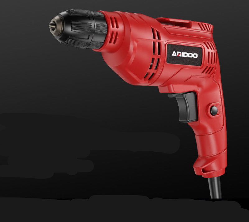 Electric Hand Drill 220V Impact Drill Household Punching Multifunctional Electric Switch Electric Screwdriver Tool Small Pistol Electric Drill