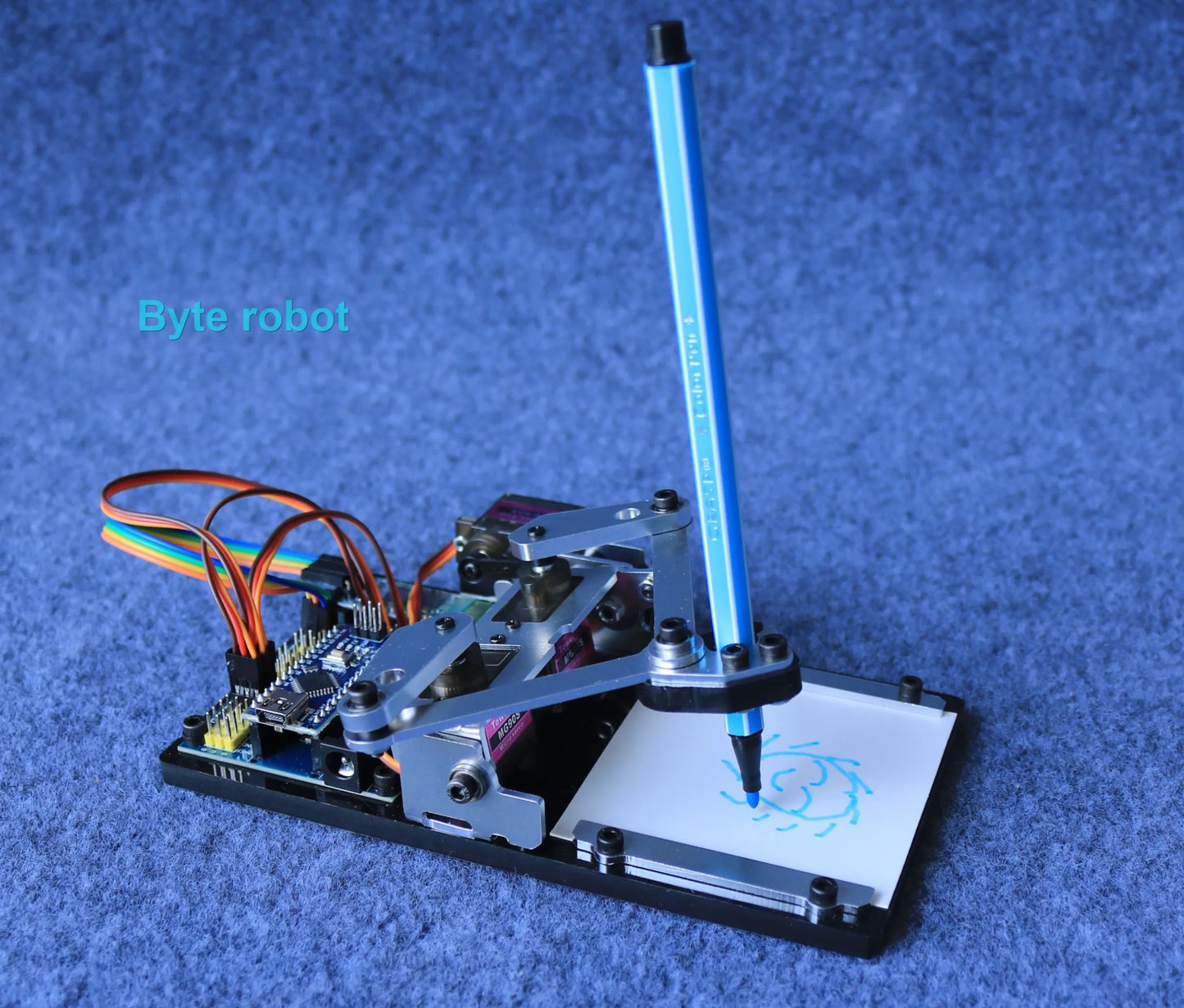 XY Plotter Robot Arm with MG90 APP Drawing Sketchboard Manipulator For Arduino Robot DIY Kit NANO Programmable Robot Starter Kit