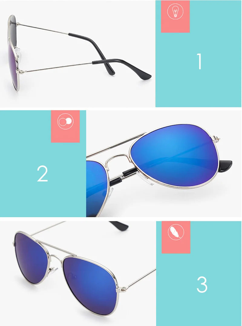 Retro Kids Sunglasses UV400 Brand Designer New Trend Children Sun Glasses Luxury Shades Baby Boys Girls Eyewear Gafas De Sol