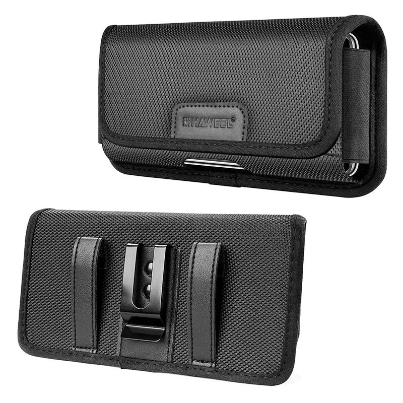 4.7-6.8inch Phone Nylon Pouch Multifunction Cell Phone Belt Clip Carrying Holster Case Waist Bag For iPhone,Samsung ,Smartphones
