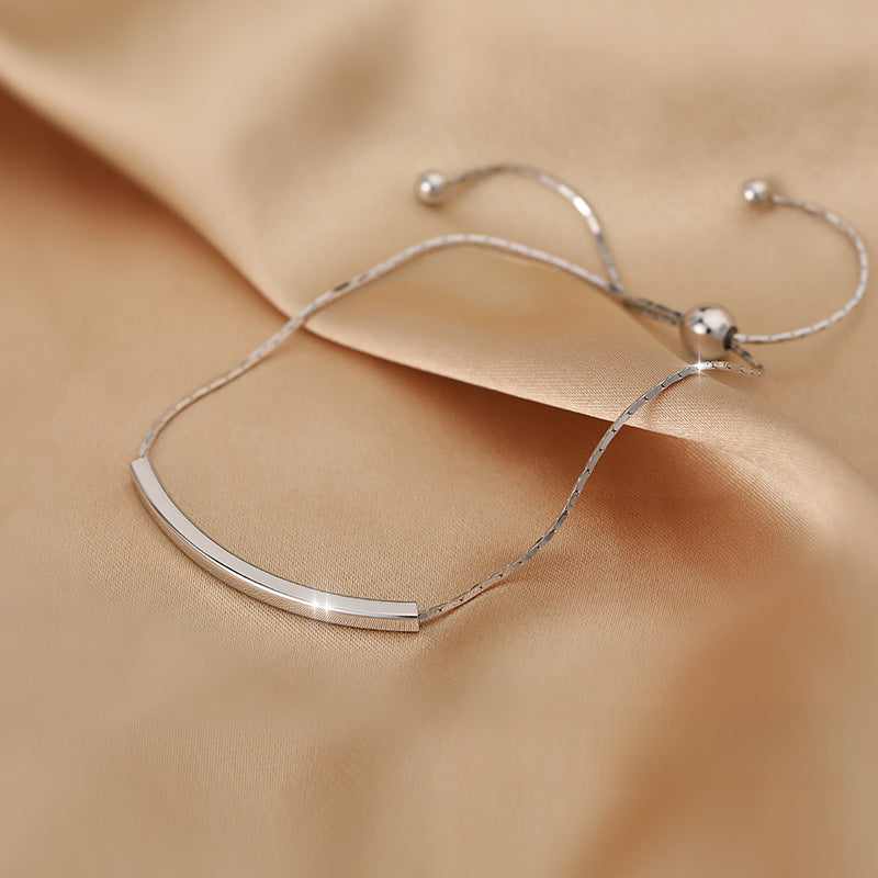 Love Fringed Zircon Bracelet for Women 2025 New Light Luxury Minority High-End Fashion All-Match Temperament Bracelet Necklace