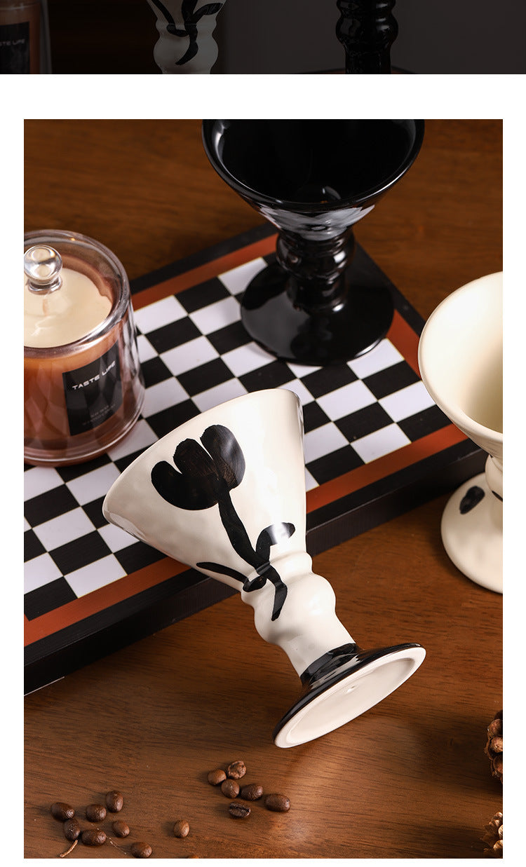 Personalized High-Value Ins Mug Household Water Cup Goblet Ceramic Milk Coffee Cup Couple Breakfast Gift