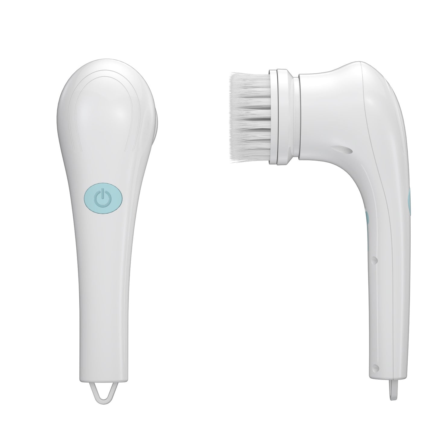 Cleaning Brush Export Electric Cleaning Brush Steel Wool Ball Five Brush Heads Long Handle Handheld Cleaning Kitchen Dishwashing Magic Tool