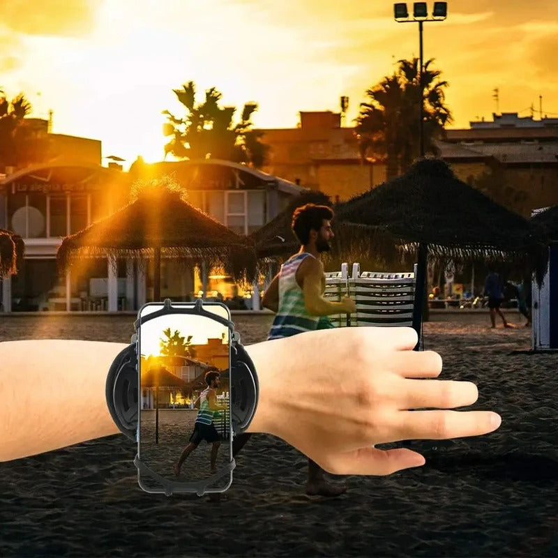 Wristband Phone Holder 180°Rotatable Universal Sports Wristband for iPhone Running Armband for Samsung For OPPO Hiking Biking