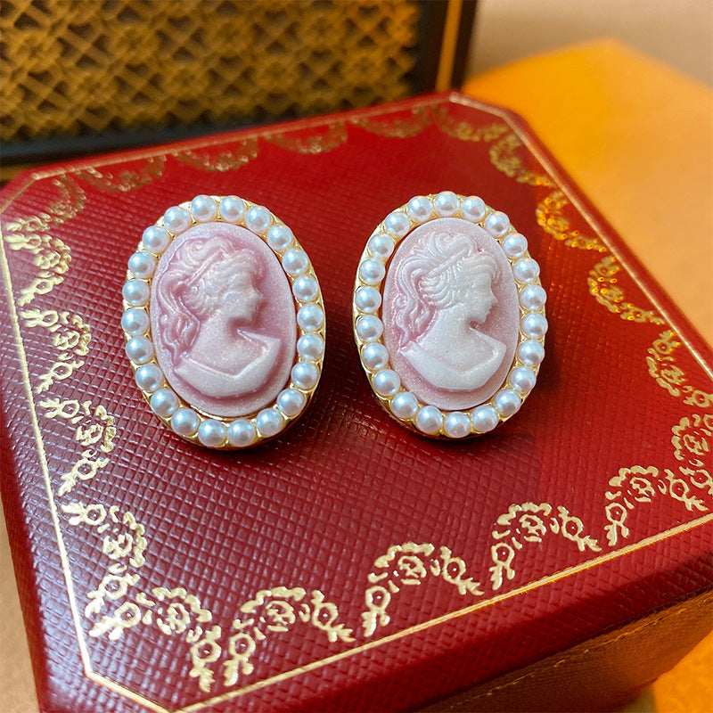 Vintage Earrings Fashion Versatile Ear Jewelry Niche Light Luxury High-end Accessories