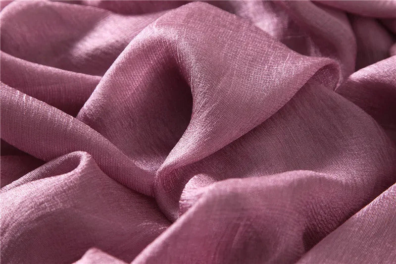 2023 Luxury Brand Women Fashion Scarf Plain Solid Silk Linen Shawls Scarves Summer Lady Bandanas Pashmina Foulard Hijab 180*90Cm