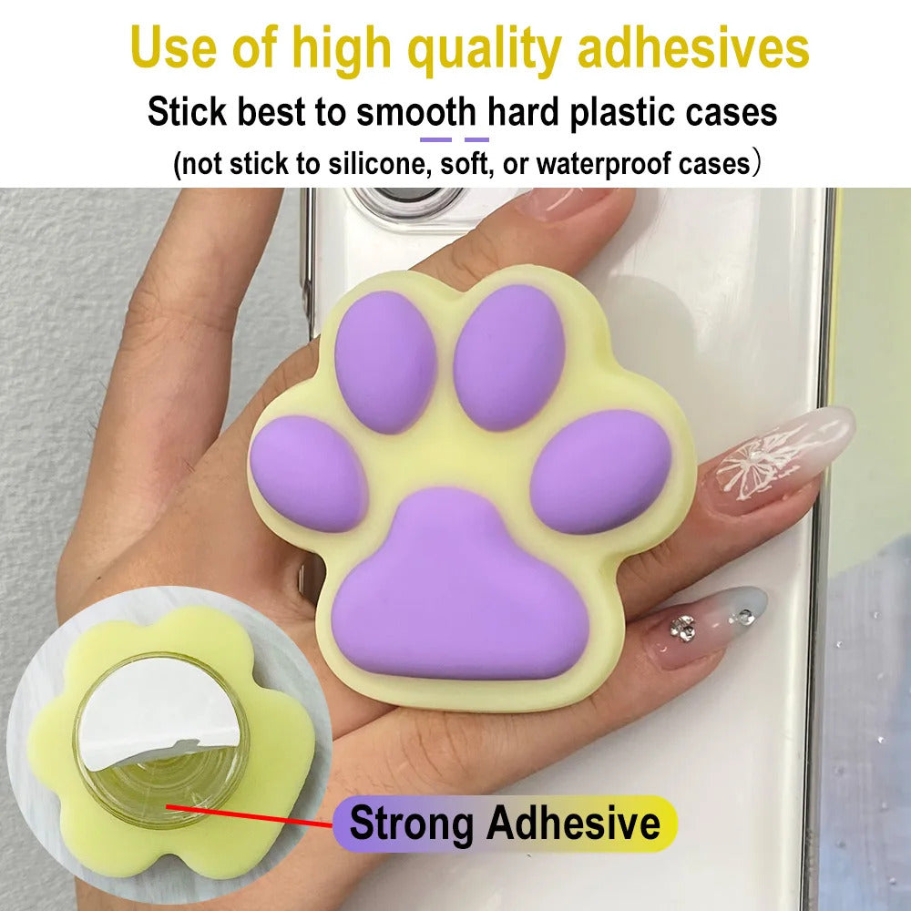 Grippopso Silicone Sockets Griptok Phone Holder Cat's Claw Finger Ring Holder Grip Stand Cellphone Accessories bracket