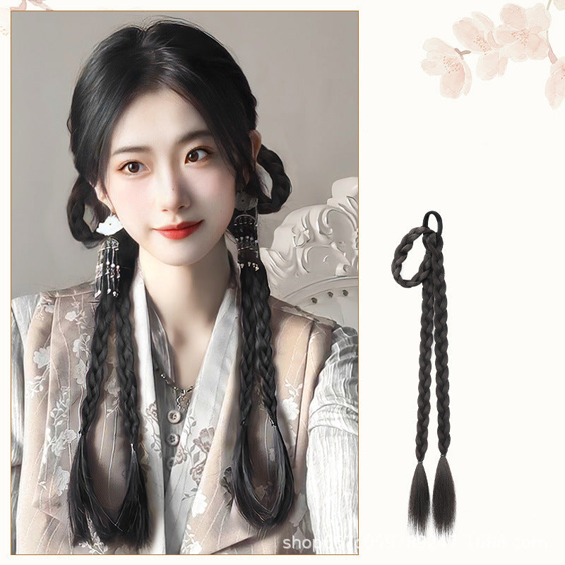 Colorful Ropes Boxing False Braids Hot Girl Sweet Cool Personality High-Temperature Fiber Handmade Braid Dreadlocks Source Factory in Stock Stable