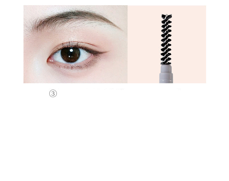 Makeup Xixi 3D Contour Mist Eyebrow Pencil Natural Color Definition Waterproof Smudge-proof Dual-ended Eyebrow Pencil