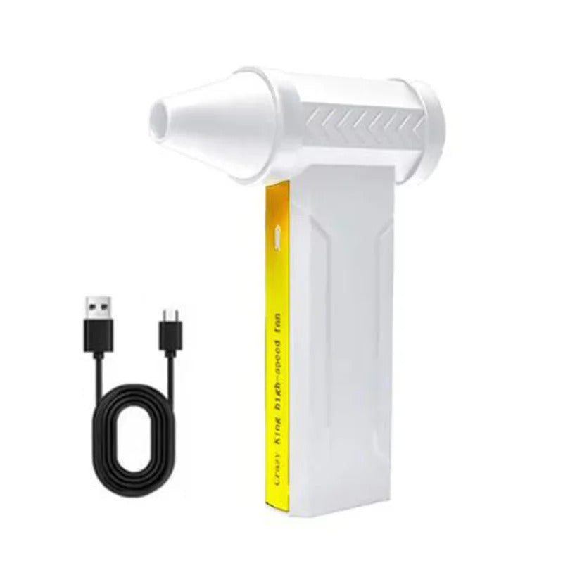 New 360000RPM Electric Air Blower Turbo Jet Fan Brushless Motor High-Speed Turbo Violent Fan USB Charge Powerful Dust Blower