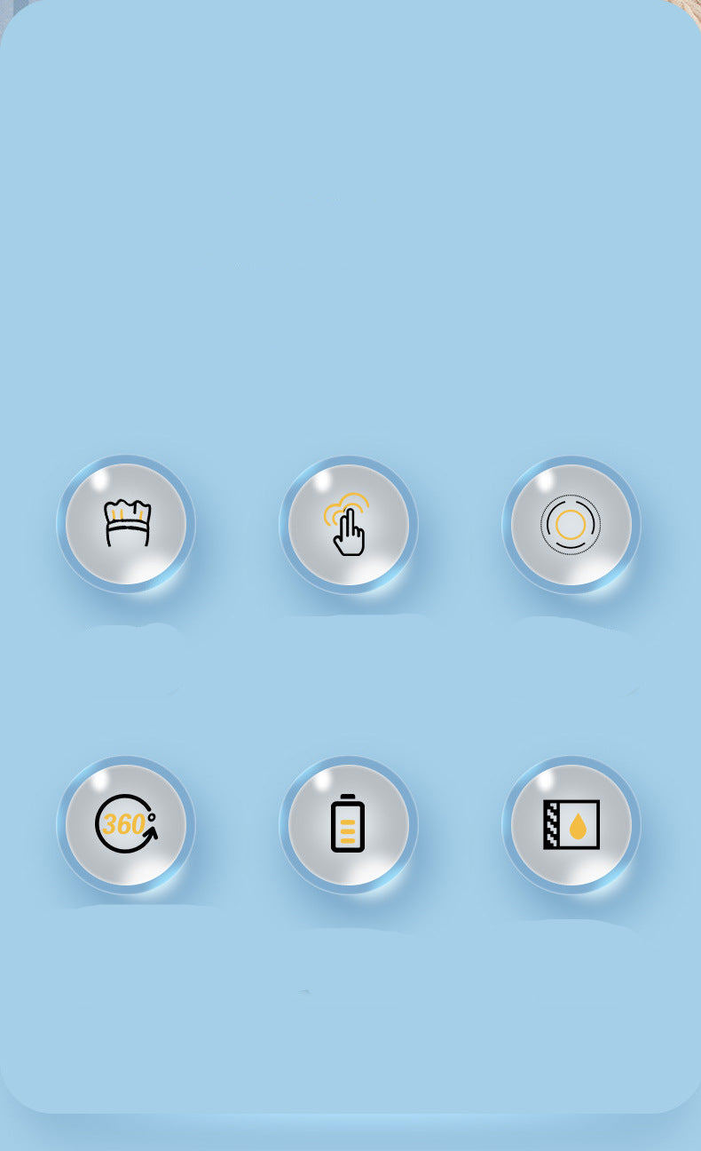 Cleaning Brush Export Electric Cleaning Brush Steel Wool Ball Five Brush Heads Long Handle Handheld Cleaning Kitchen Dishwashing Magic Tool