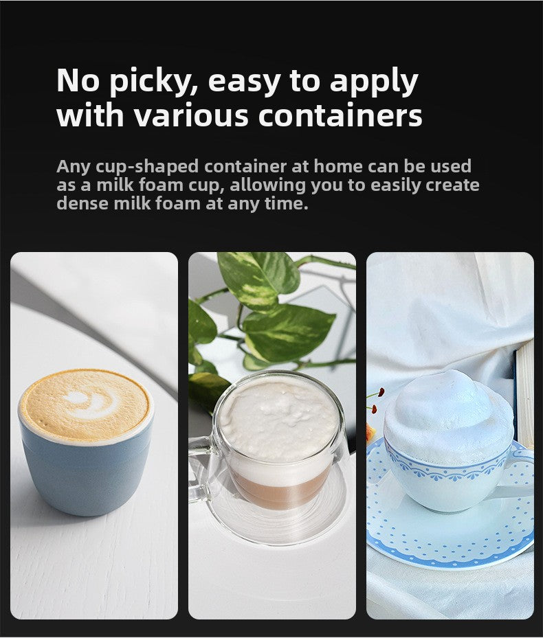 Amazon Electric Milk Beater New Stainless Steel Coffee Cream Electric Milk Beater Egg Beater Portable Blender