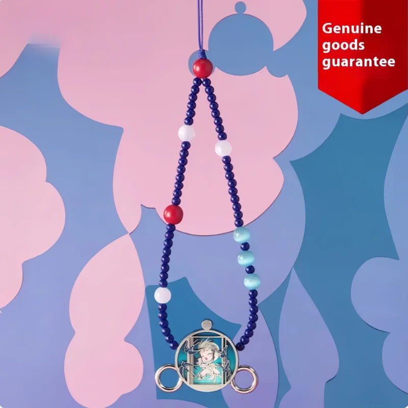 New Genuine Skullpanda The Mirage Series Phone Chain Blind Box Cute Skullpanda Mystery Box Collectible Pendants As Gifts