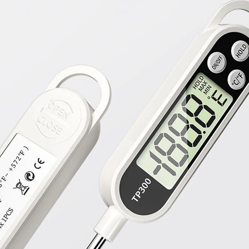 Probe Type Food Thermometer Kitchen Digital Thermometer For Meat Milk Cooking Food BBQ TP300 Electronic Temperature Gauge Tool