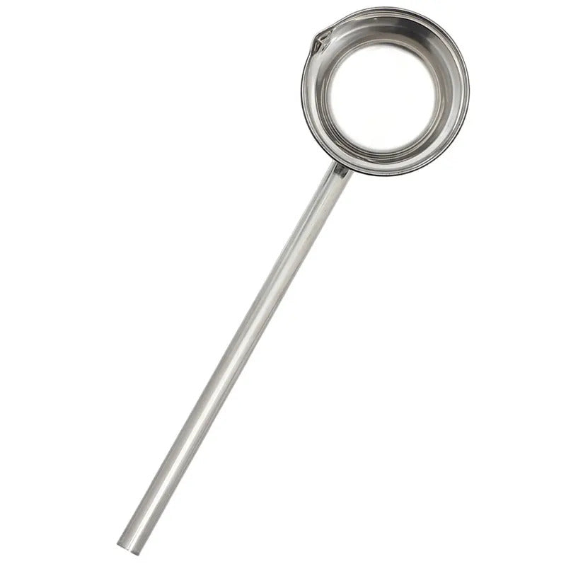 Extended Handle Ladle Long Handled Watering Plants Garden Kitchen Tools Stainless Steel Scoop Soup Spoon for Dining