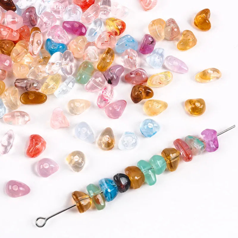 20g/Bag Acrylic Crushed Stone Shape Multicoloured Loose Beads Diy Necklace Bracelet Key Chain Jewelry Making Materials