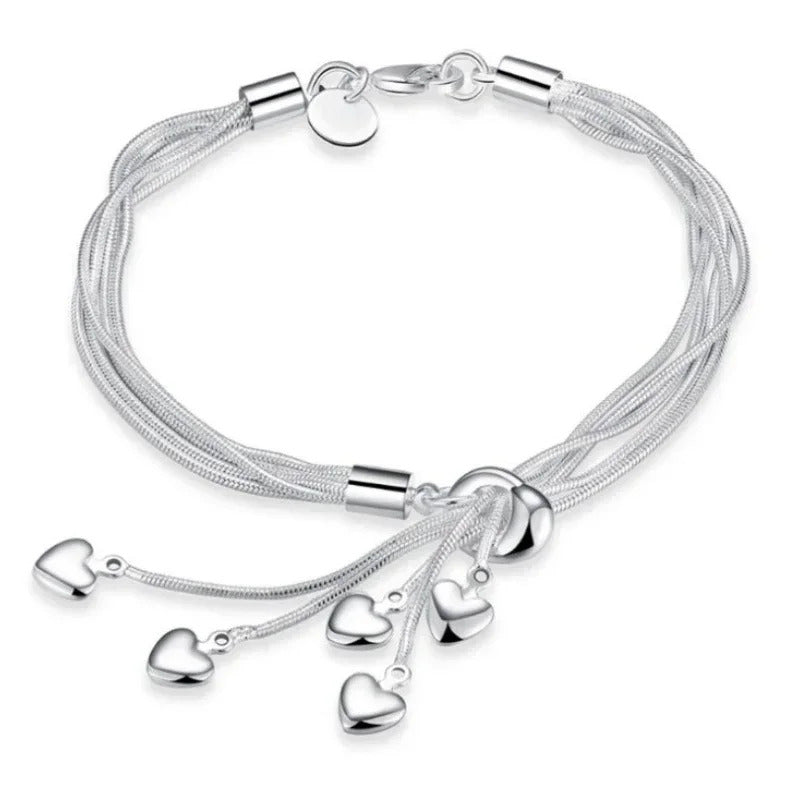 925 Sterling Silver Bracelet Woman Vintage Luxury Original Jewelry Accessories Fashion Designer Party Wedding Jewelry Gifts 2024