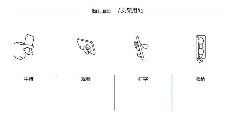 Sanrio HelloKitty Circular Airbag Bracket Ins Girl Heart 360 degree Rotating Adjustable Mobile Phone Holder Portable stand