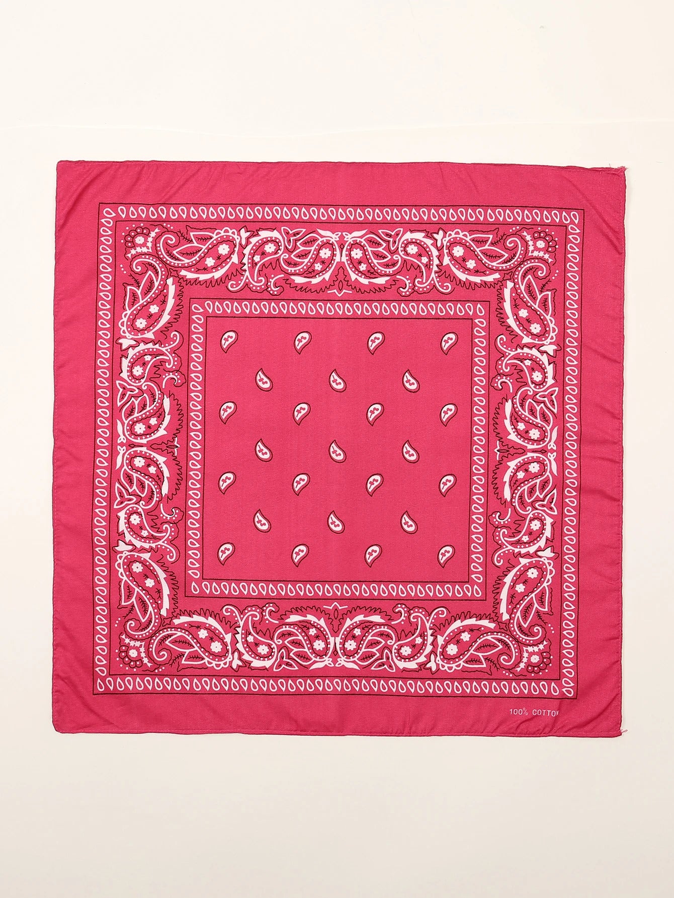 54cm*54cm Fashion Cotton Hip Hop Head Scarf Paisley Square Scarves Headwear Bandanna Hair Band Neck Wrist Wrap Band Accessories