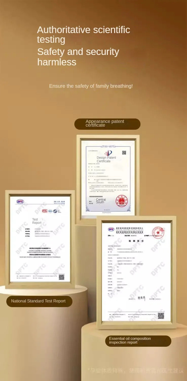 6 Modes Aroma Diffuser Wall Mounted Air Freshener Dispenser Fragrance Essential Oil Air Humidifier Aromatherapy USB Rechargeable