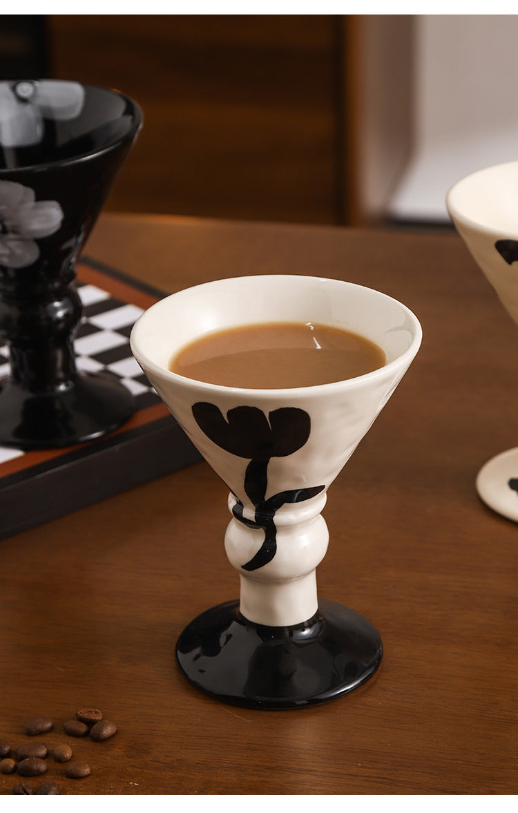 Personalized High-Value Ins Mug Household Water Cup Goblet Ceramic Milk Coffee Cup Couple Breakfast Gift