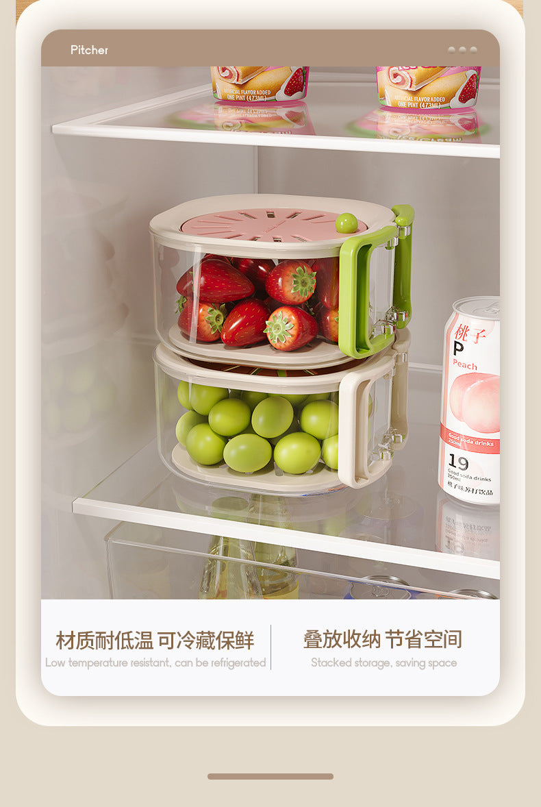 [Kitchen Good Stuff] Faucet Washing Basin Wash Fruit Drain Basket 2024 New Food Grade Jiang Yan Same Style