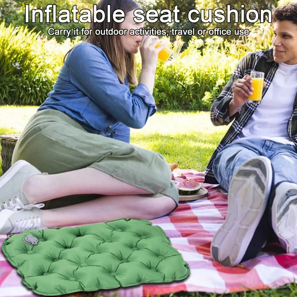 Air Cushion Premium Seat Cushion Waterproof Wear-resistant Comfort for Airplane Car Seats Quick Inflate/deflate Ultimate Air