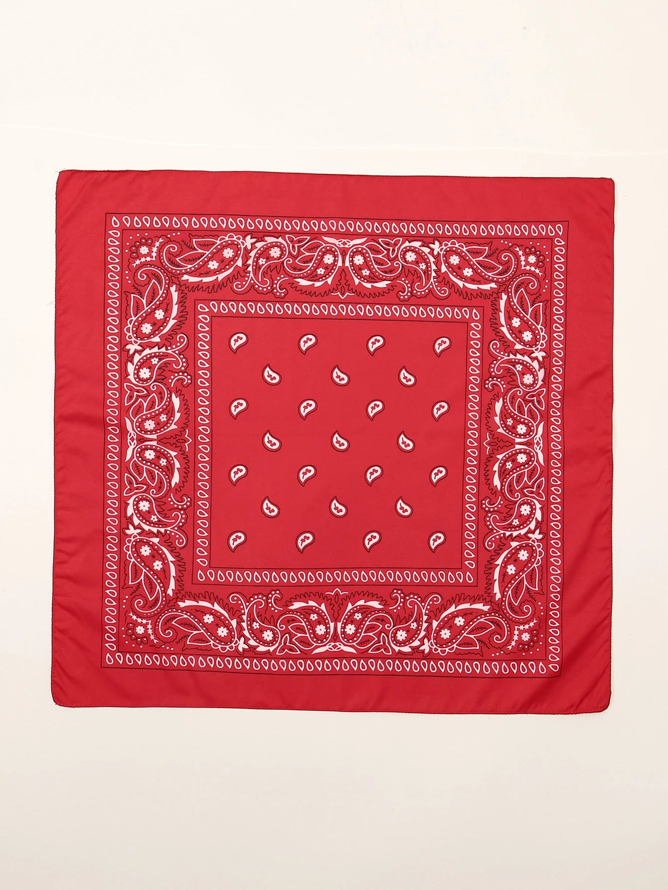 54cm*54cm Fashion Cotton Hip Hop Head Scarf Paisley Square Scarves Headwear Bandanna Hair Band Neck Wrist Wrap Band Accessories