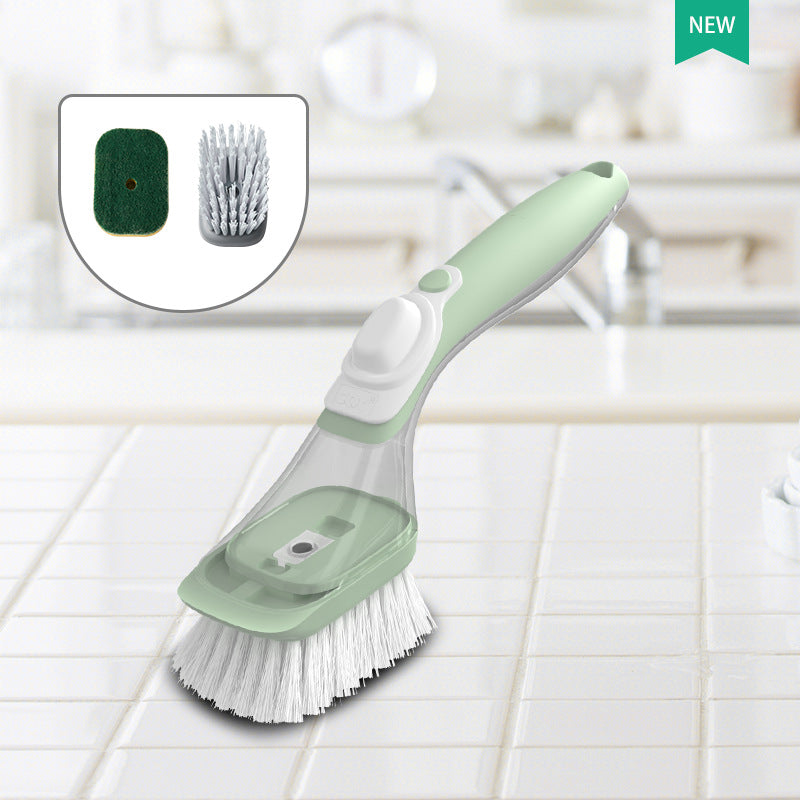 Washer Brush Plastic Multifunctional Kitchen Gap Cleaning Long Handle Brush Dishwashing Brush Pan Brush