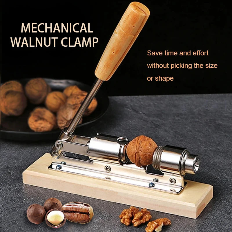 Manual Nut Cracker Stainless Steel Mechanical Sheller Kitchen Tools Pecan Filbert Walnut Nutcracker Fast Opener Nutcracker Clamp