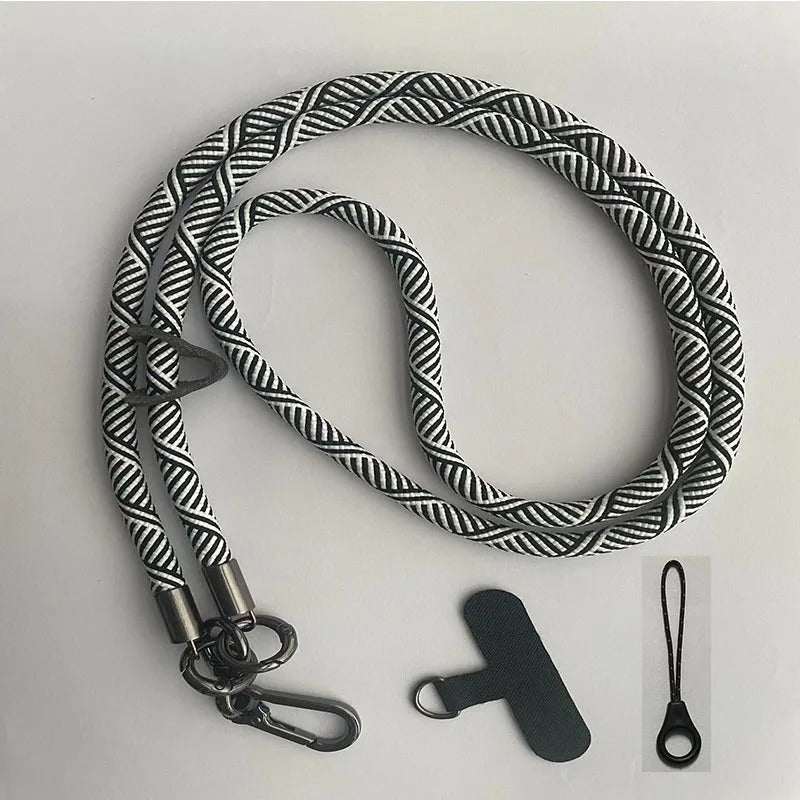 Creative Cartoon Doll Adjustable Diagonal Long Rope Doll Pendant Mobile Phone Pendant Phone Charms Lanyard Phone Strap Chain