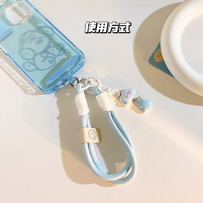Sanrio Kuromi Fashion Cloud Cell Phone Lanyard Keychain Hello Kitty Cinnamoroll Mug Camera Package Cell Phone Cases Pendant Gift