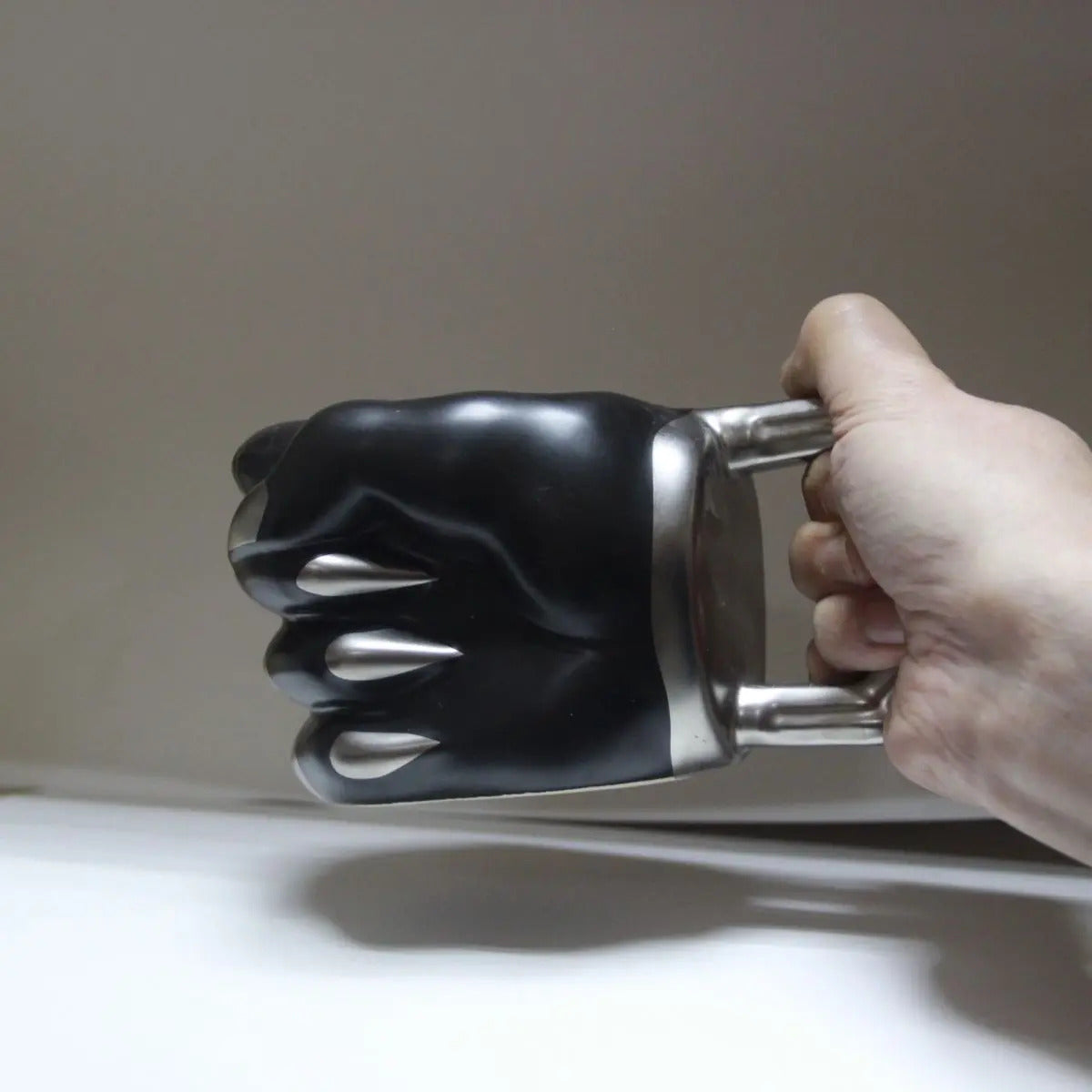 American creative household water cup large capacity black panther coffee cup ceramic cup for boys and girls birthday gifts