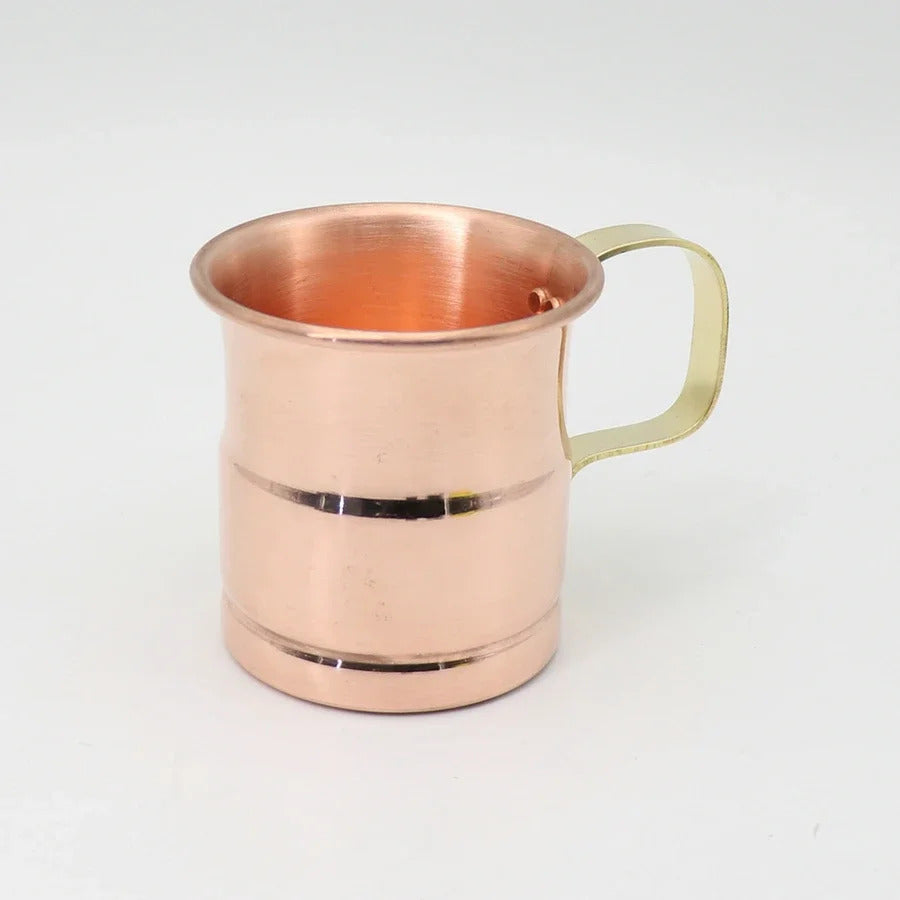 1PCS Pure Copper Beer Cup Handcrafted Moscow Mule Milk Cup Drinkware Coffee Cup