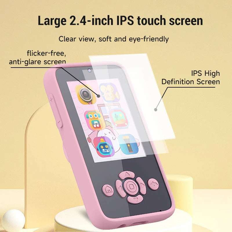 Baby Phone Toys Smart Phone Camera Toys Cartoon Musical Mini  Cellphone Learning Toy Silicone cover Toy Kids Digital Camera Gift