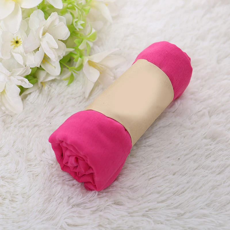 Cotton Linen Scarf Candy Color Anti-sand Neckerchief Women Thin Tippet Long Scarf Soft Scarves Shawls 180x45cm Shawl Headwrap